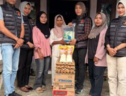 Satreskrin Polres Pasbar Salurkan Bantuan Sembako, Dampingi Pemulihan Korban Anak Penyandang Disabilitas