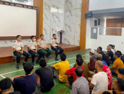 ISPU Tinggi, BPBD Bagikan Masker ke Rutan Padang Panjang