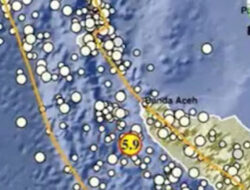 BMKG, Gempa Aceh Jaya Tak Berpotensi Tsunami