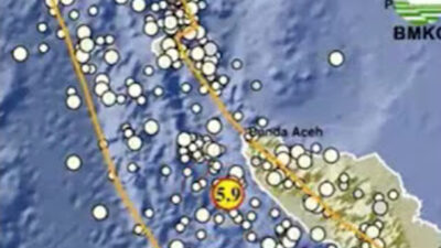 BMKG, Gempa Aceh Jaya Tak Berpotensi Tsunami