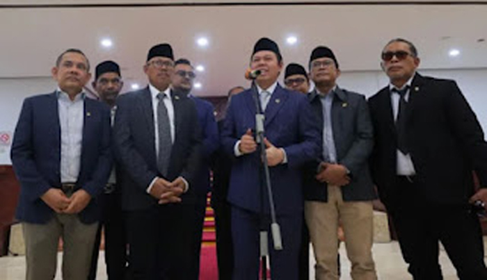 Ketua DPD RI Sultan B. Najamudin saat penjelaskan.
