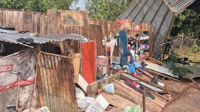 Angin Kencang Terjang Neonbat, Rumah Warga Mengalami Kerusakan