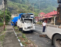 Kecelakaan Beruntun di Jalur Bukittinggi-Padang Panjang
