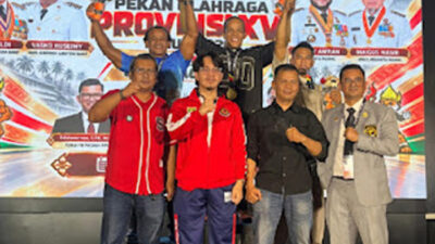 Padang Juara Umum Binaraga, Borong 4 Emas, 1 Perak, 4 Perunggu.