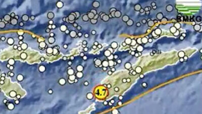 Gempa M4,7 Berpusat 26 Km dari Kupang