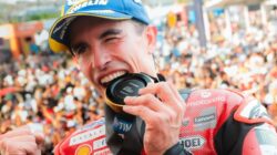 Pembalap Tim Ducati Lenovo, Marc Marquez.
