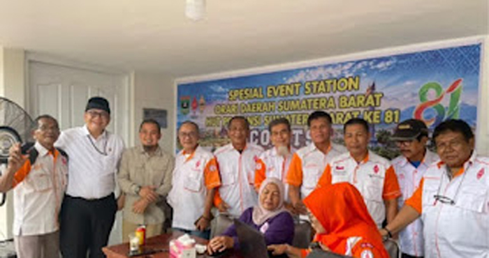 ORARI Sumbar Gelar Special Event Station HUT ke-81.