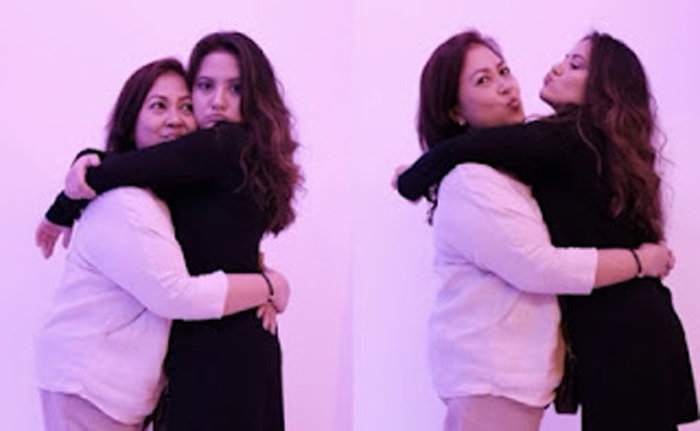 Marsha Aruan dan Ibunda.