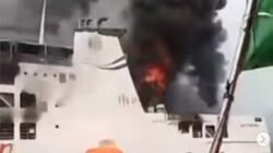 KMP Batu Mandi terbakar.
