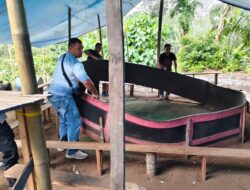 Polsek Kinali Tertibkan Lokasi yang Diduga Jadi Gelanggang Judi Sabung Ayam di Jorong Panco Pasbar