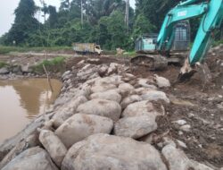 Warga Pasir Tampang Pasbar Bernapas Lega, Pembangunan Tanggul Batang Pasaman Senilai Rp6,89 Miliar Mulai Direalisasikan