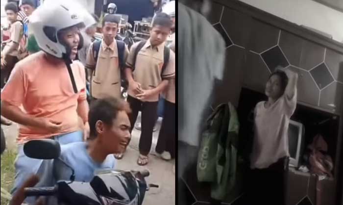 Pelaku penganiaya ibu kandung ditangkap Tim Klewang Polresta Padang, Kamis (22/10/2026). Pelaku diduga pecandu narkotika jenis sabu.